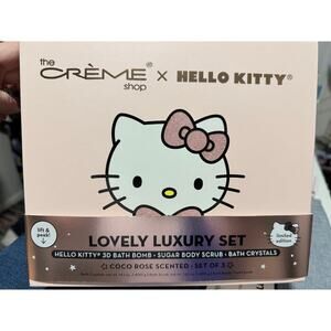 The Crème Shop Hello Kitty Lovely Luxury Bath Time Set